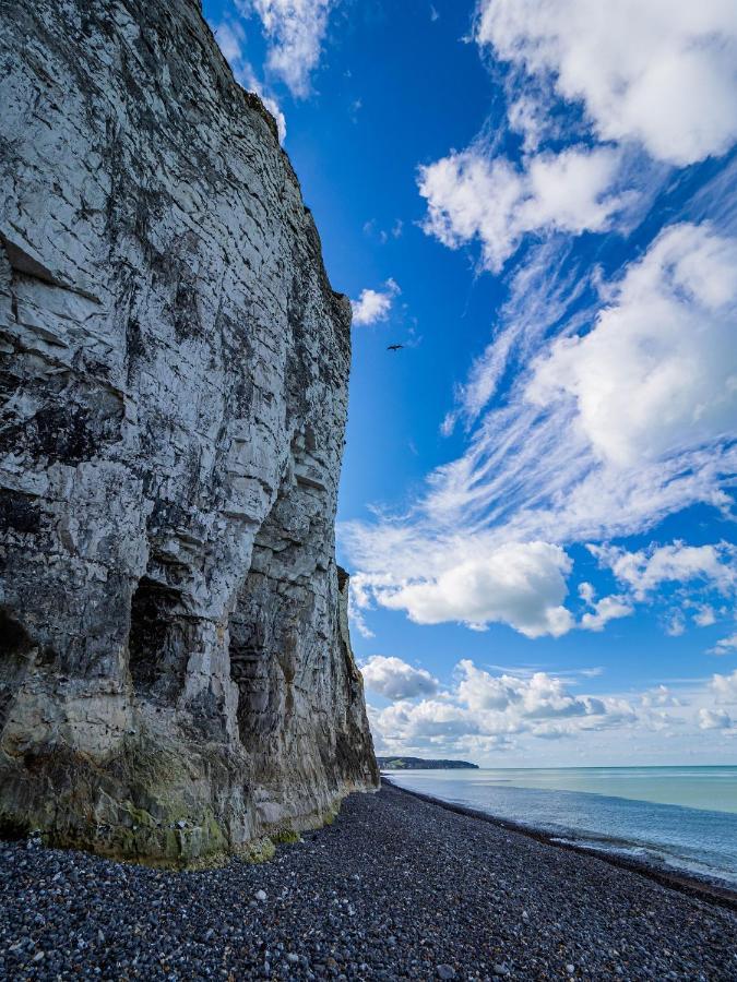 迪耶普L'Horizon Bleu - Vue Panoramique & Proche Plage - Espace & Confort公寓 外观 照片