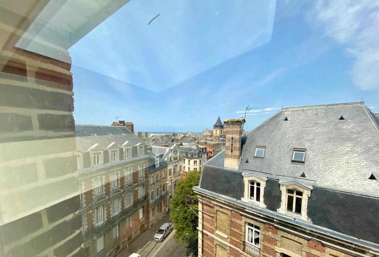 迪耶普L'Horizon Bleu - Vue Panoramique & Proche Plage - Espace & Confort公寓 外观 照片